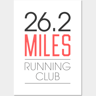 26.2 Miles Running Club / 2 Posters and Art